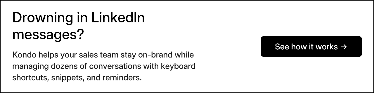 Drowning in LinkedIn messages?