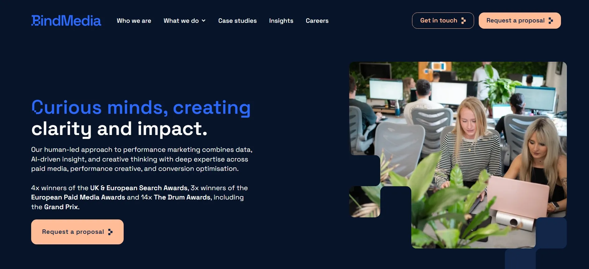 Bind Media integrates paid media with conversion rate optimization for growth.