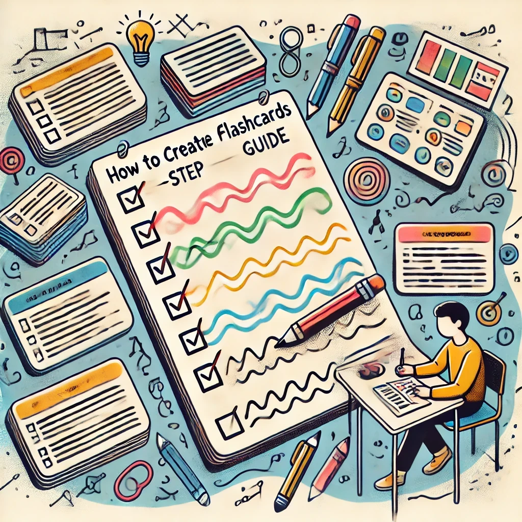 Checklist for flashcard creation