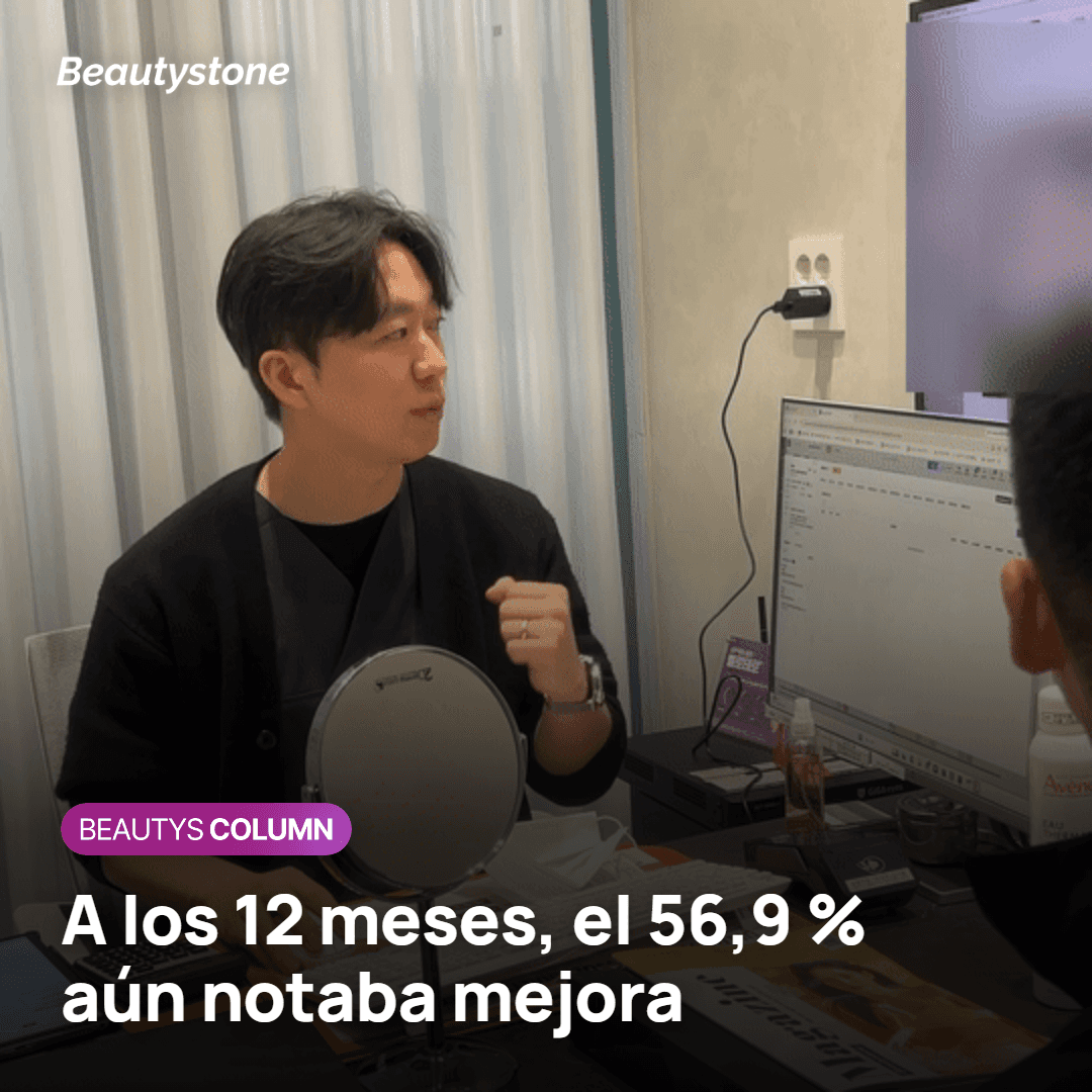 Datos de Volbella en 60 personas: 86,4 % de mejora percibida a los 9 meses y 56,9 % a los 12