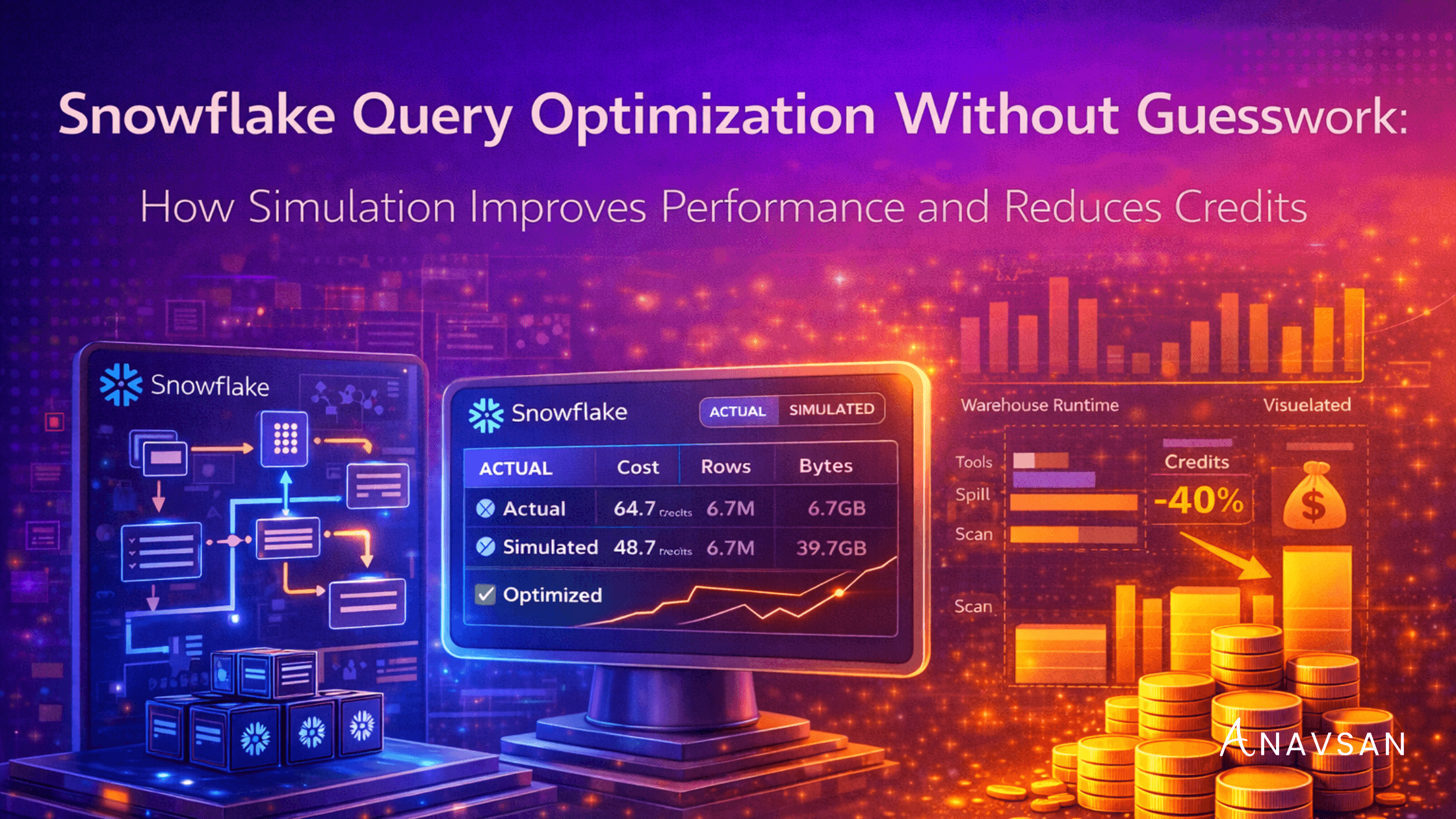 Snowflake Query Optimization Without Guesswork: How Simulation Improves Performance and Reduces Credits