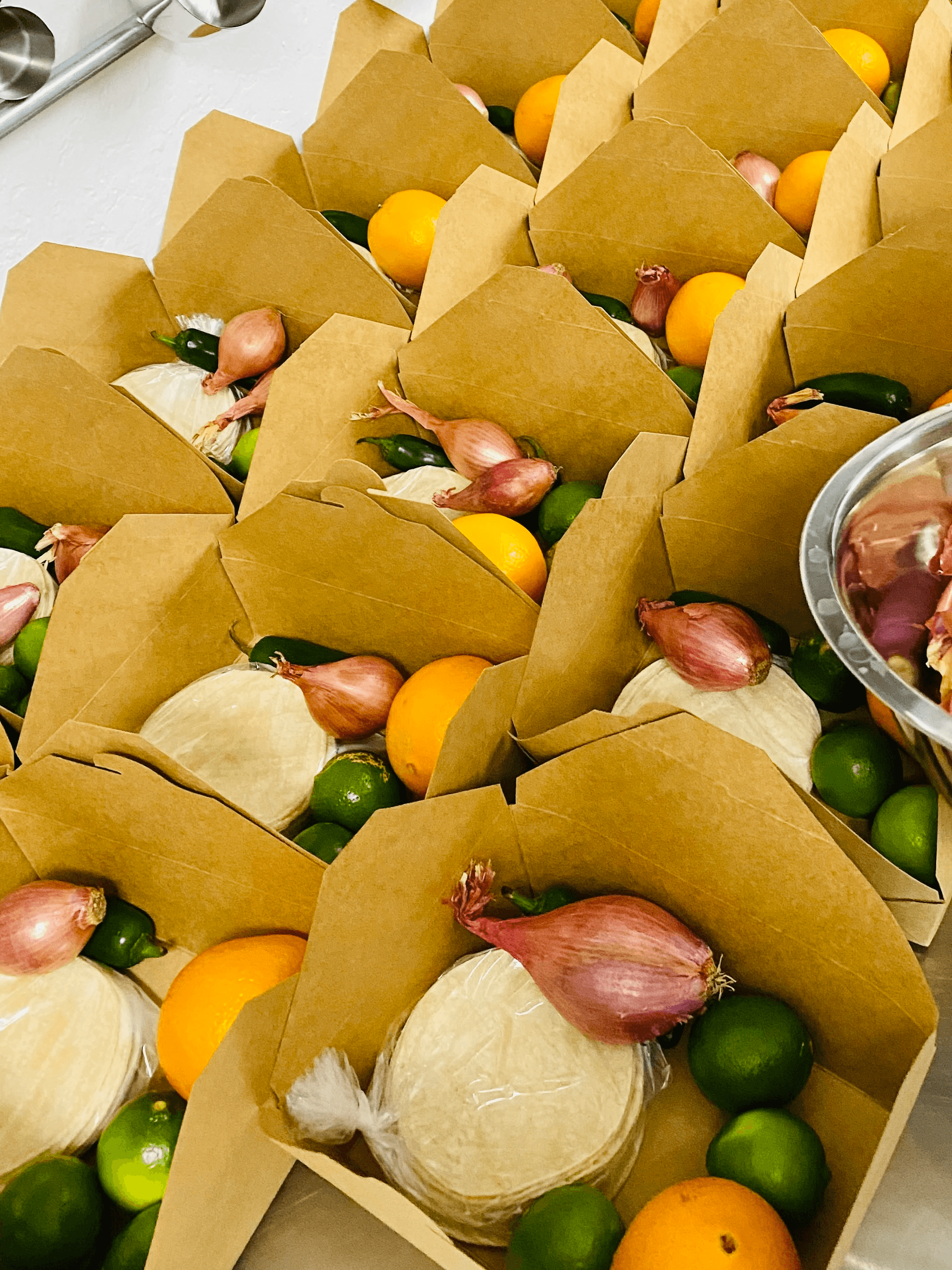 Hand-selecting fresh ingredients