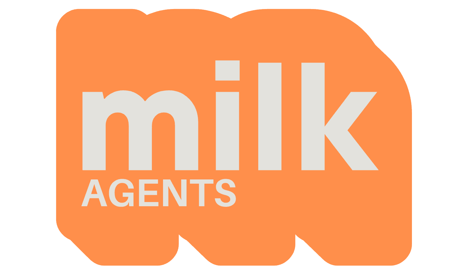 Person wearing a blue puffer jacket and red backpack standing in front of a light blue building on a city street.