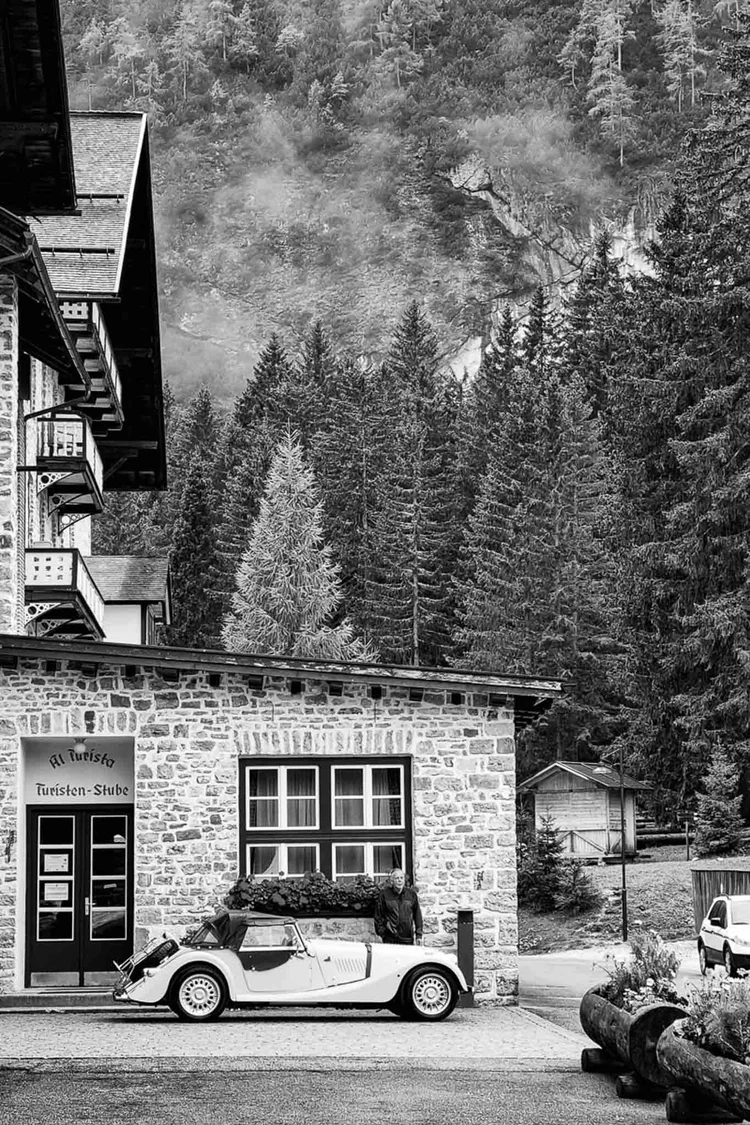 Traditional Italian house in Bolzano Italy