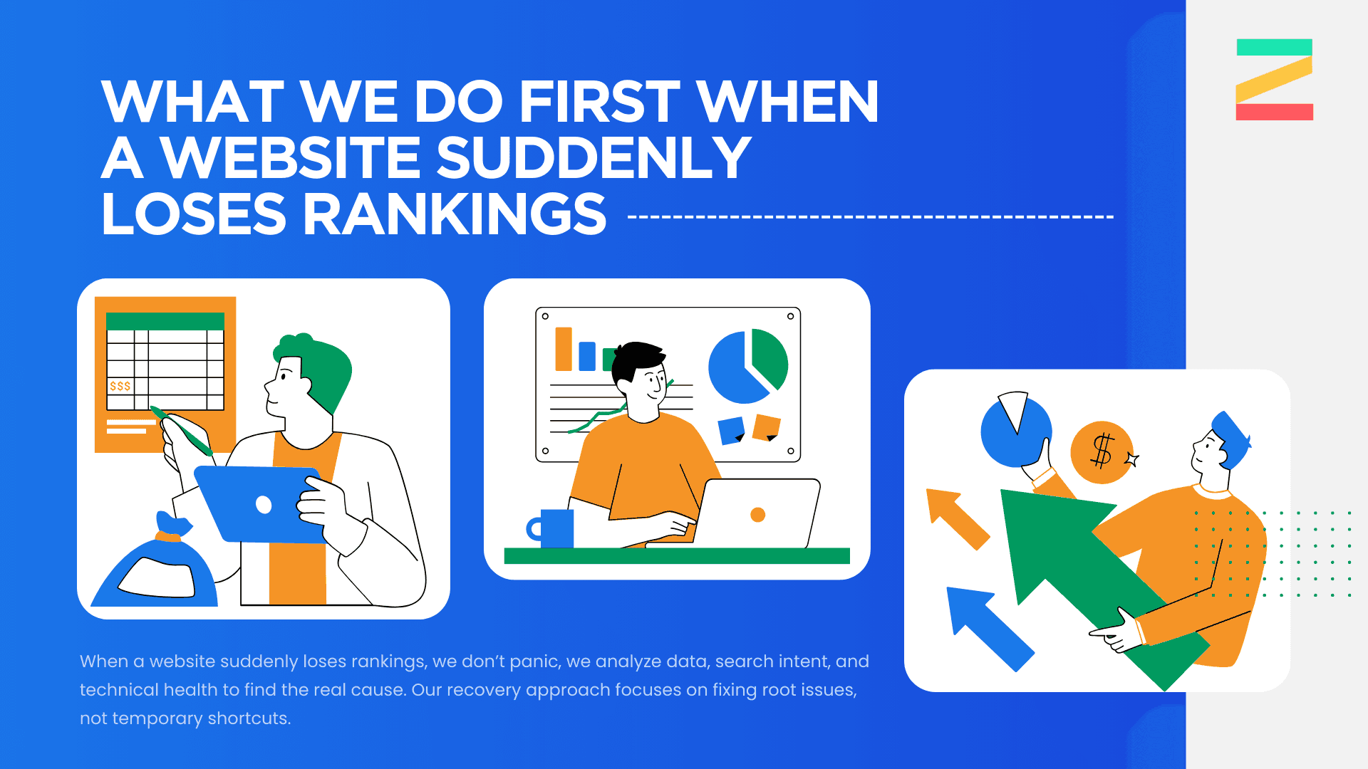 What We Do First When a Website Suddenly Loses Rankings
