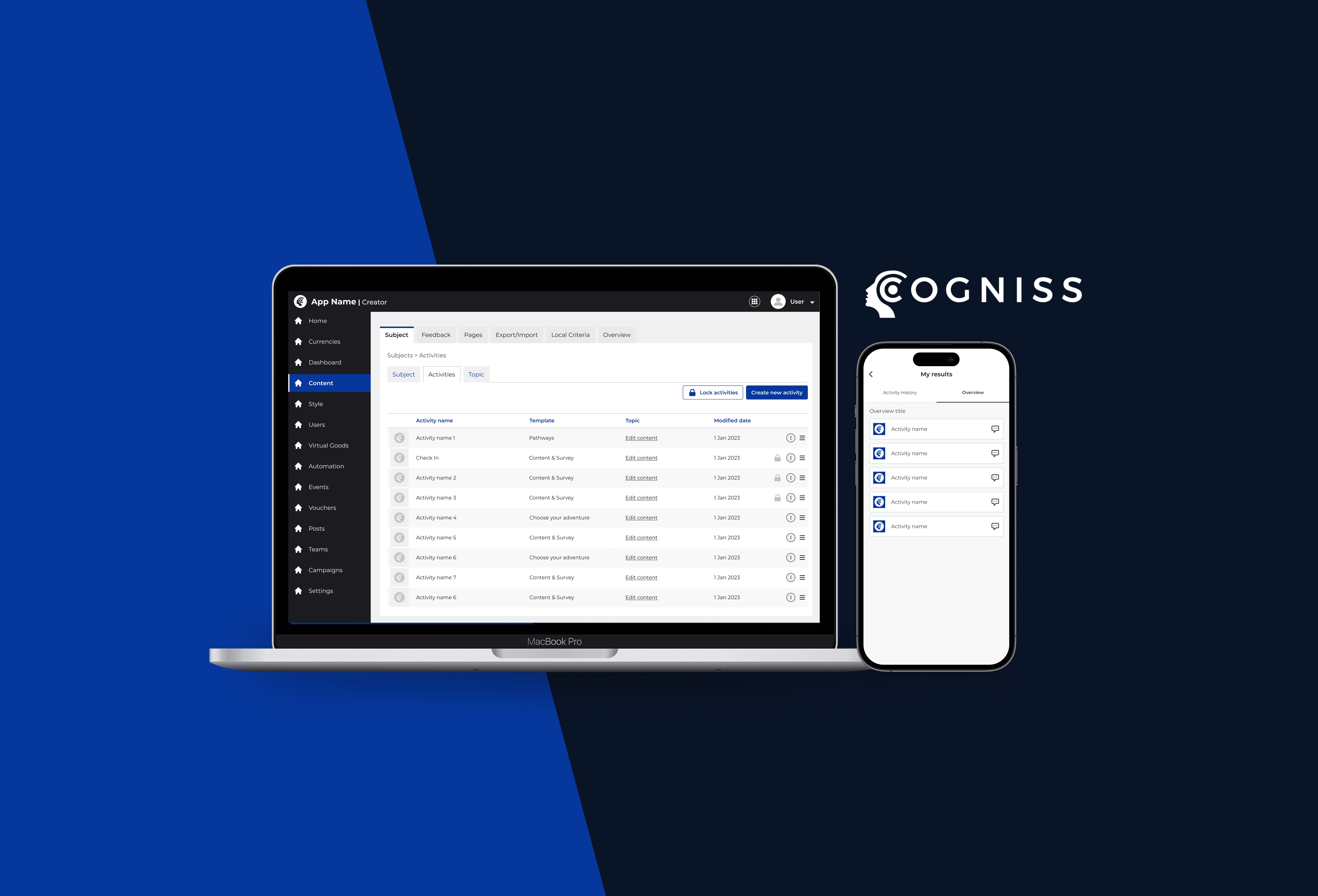 Dashboard Sidebar Close Up