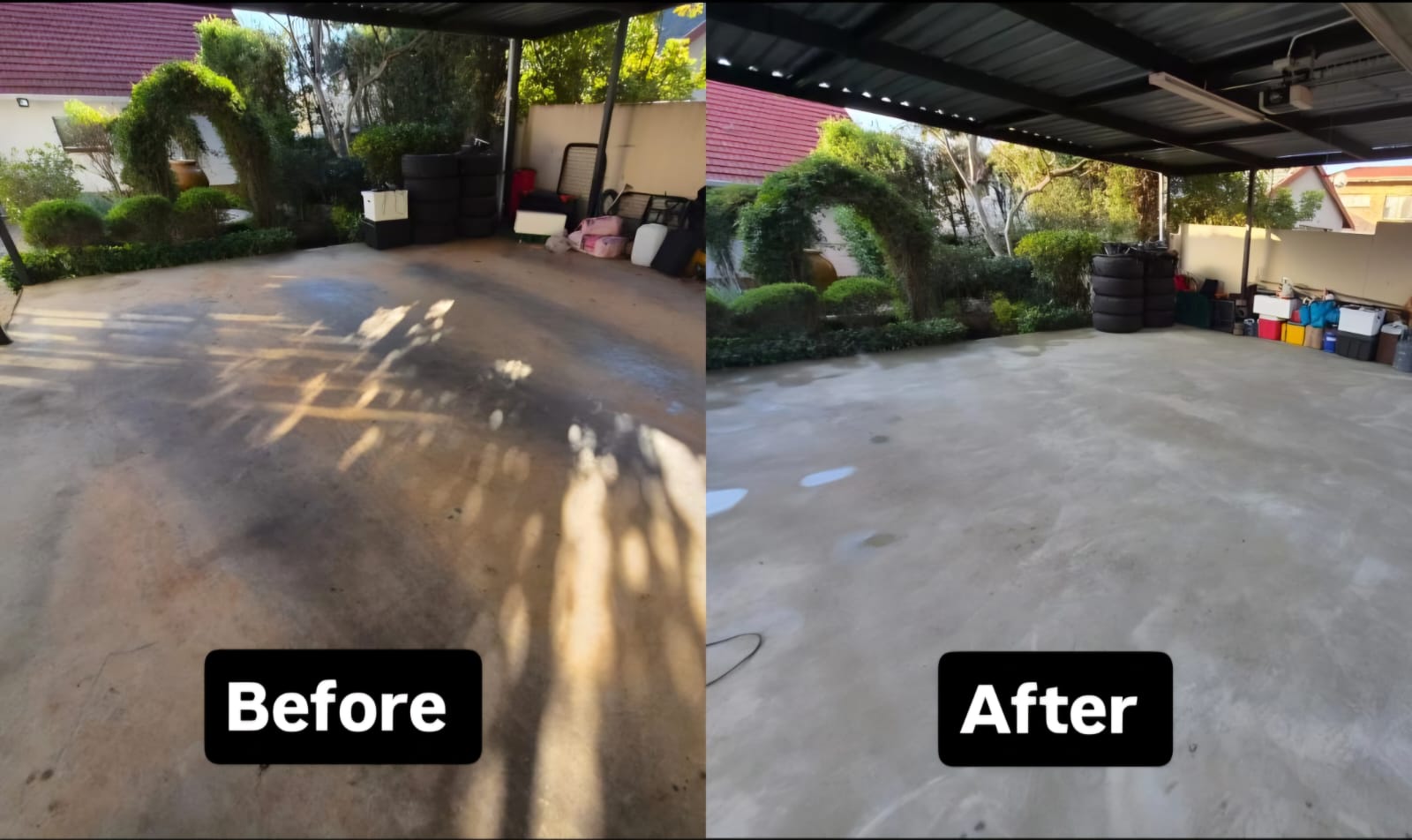 Exterior cleaning project photo
