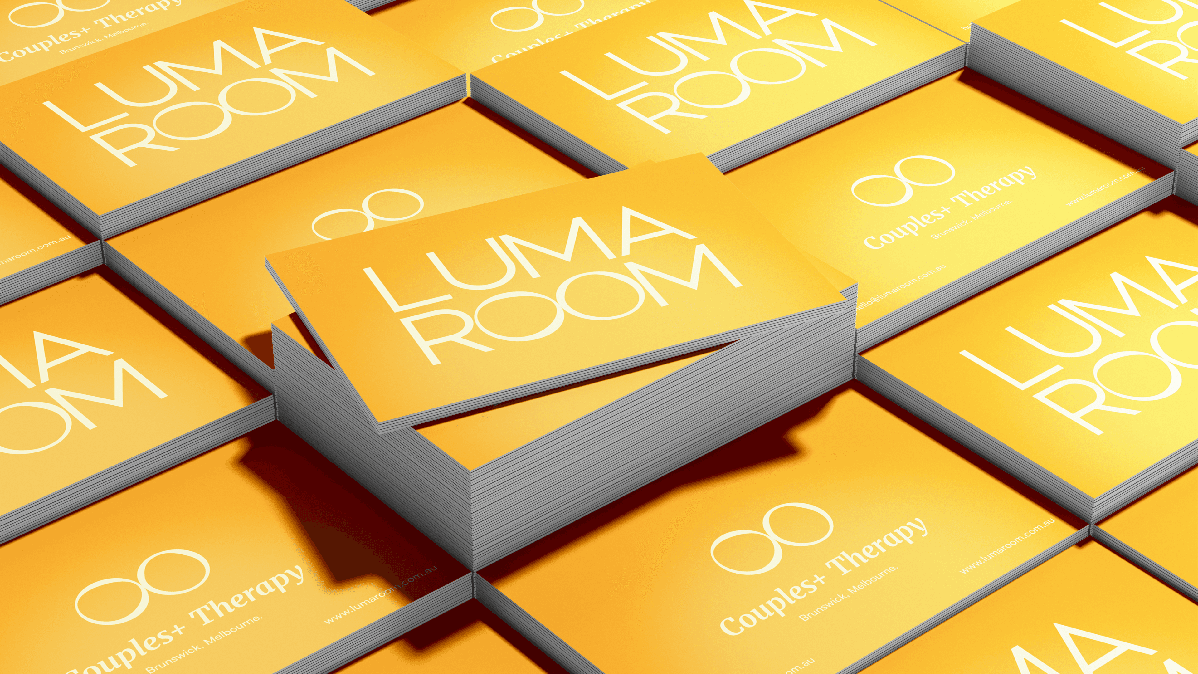 Brand identity mockups with luma room calm and midfulness aesthetics 