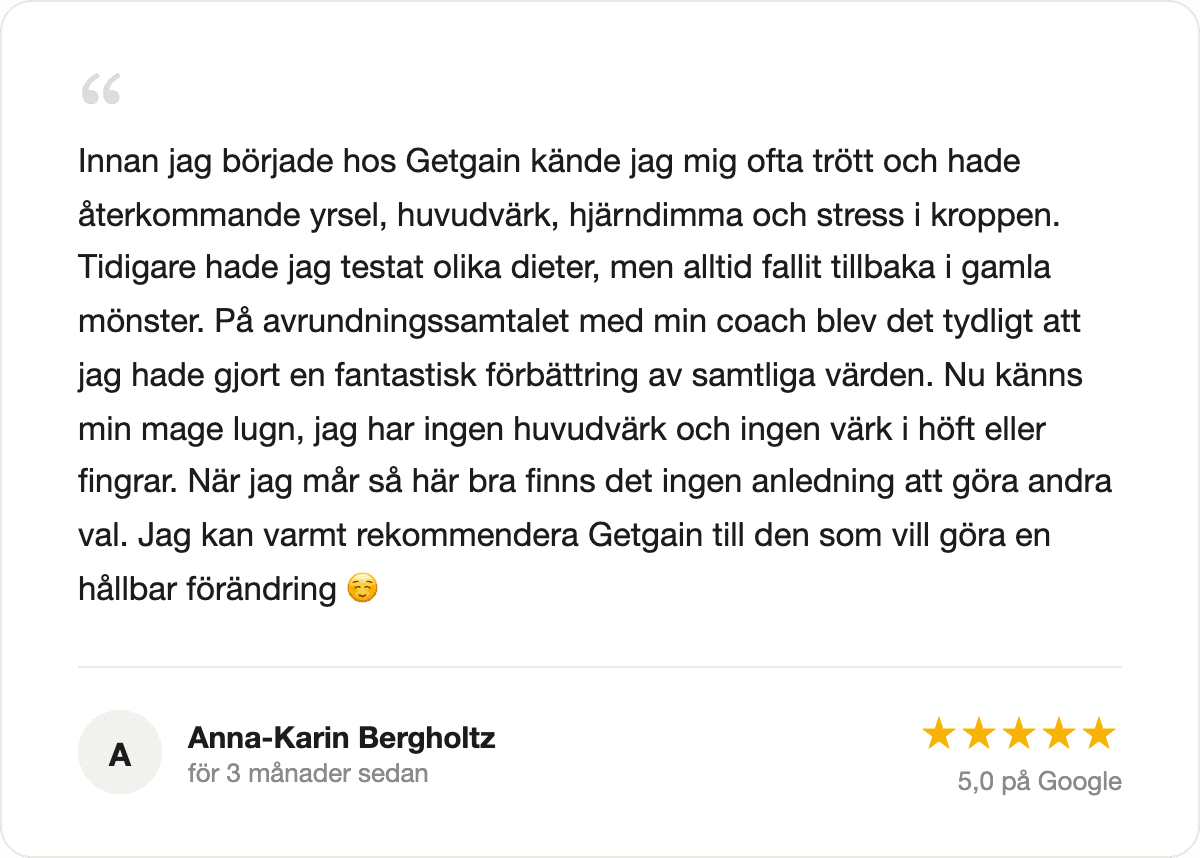 Review from Anna-Karin Bergholtz