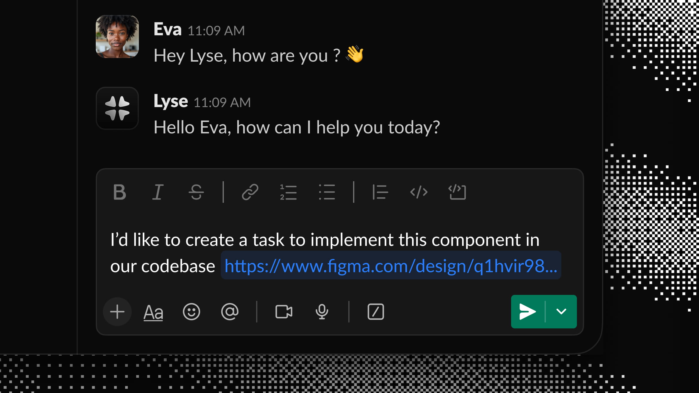 Design to Task Feature