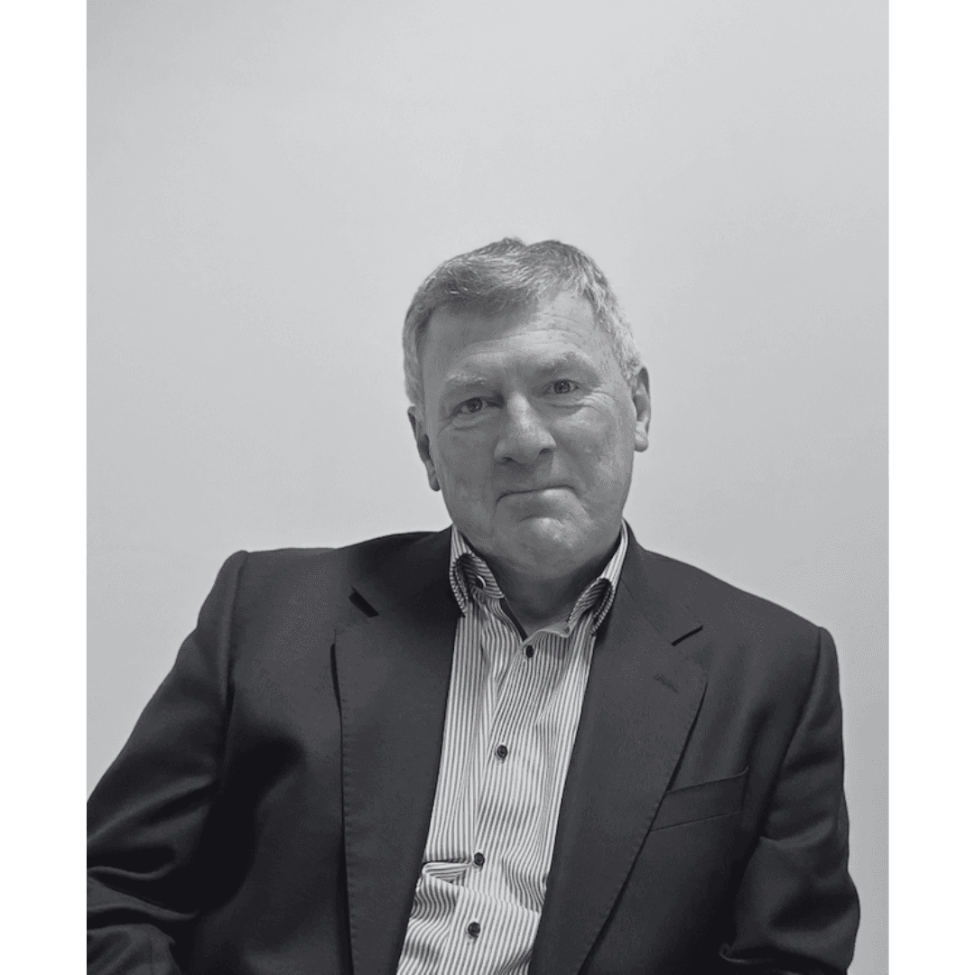 Black and white image of Andy Marchant.