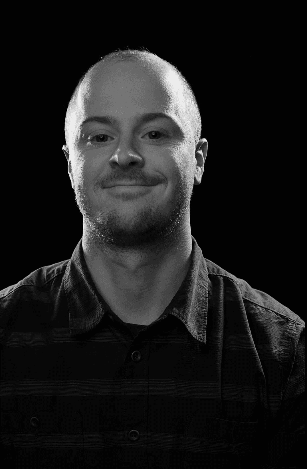 Portrait of portfolio creator – front view