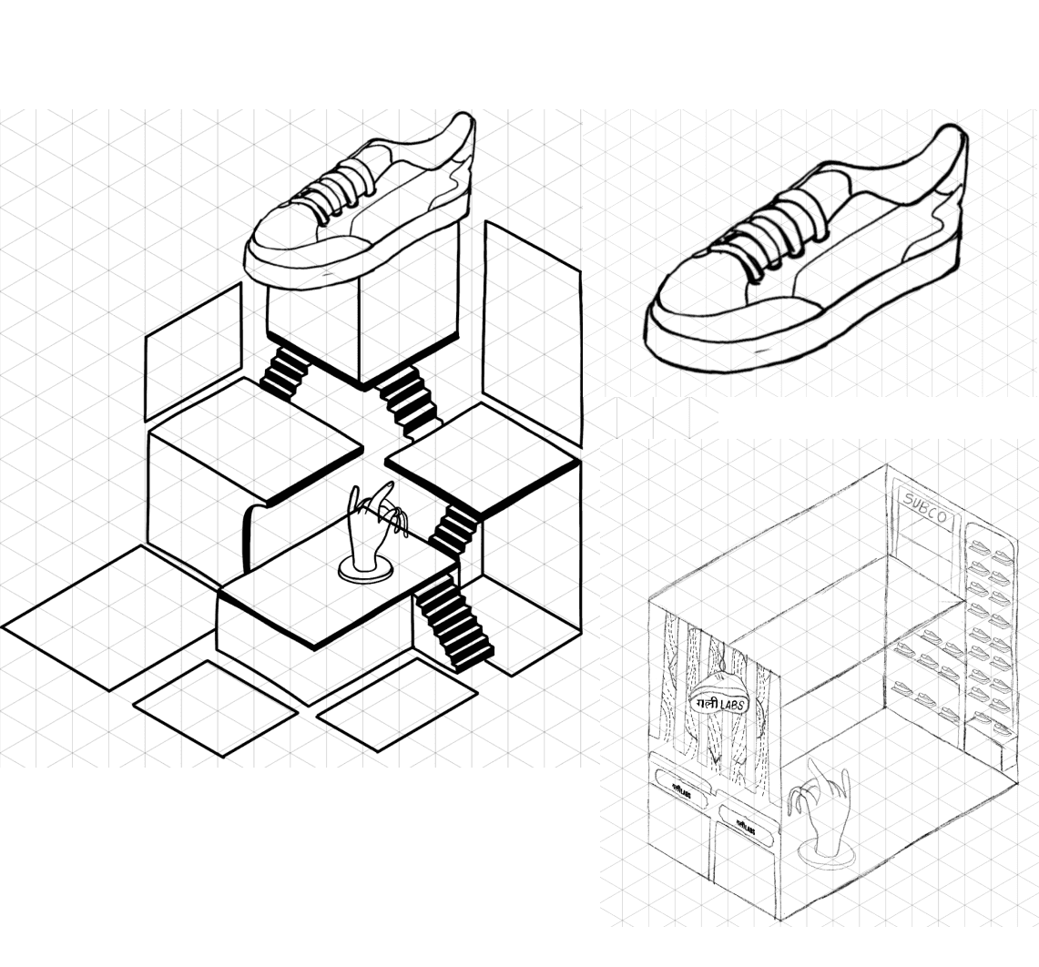 Food magazine spread combining editorial photography with modern typography desig