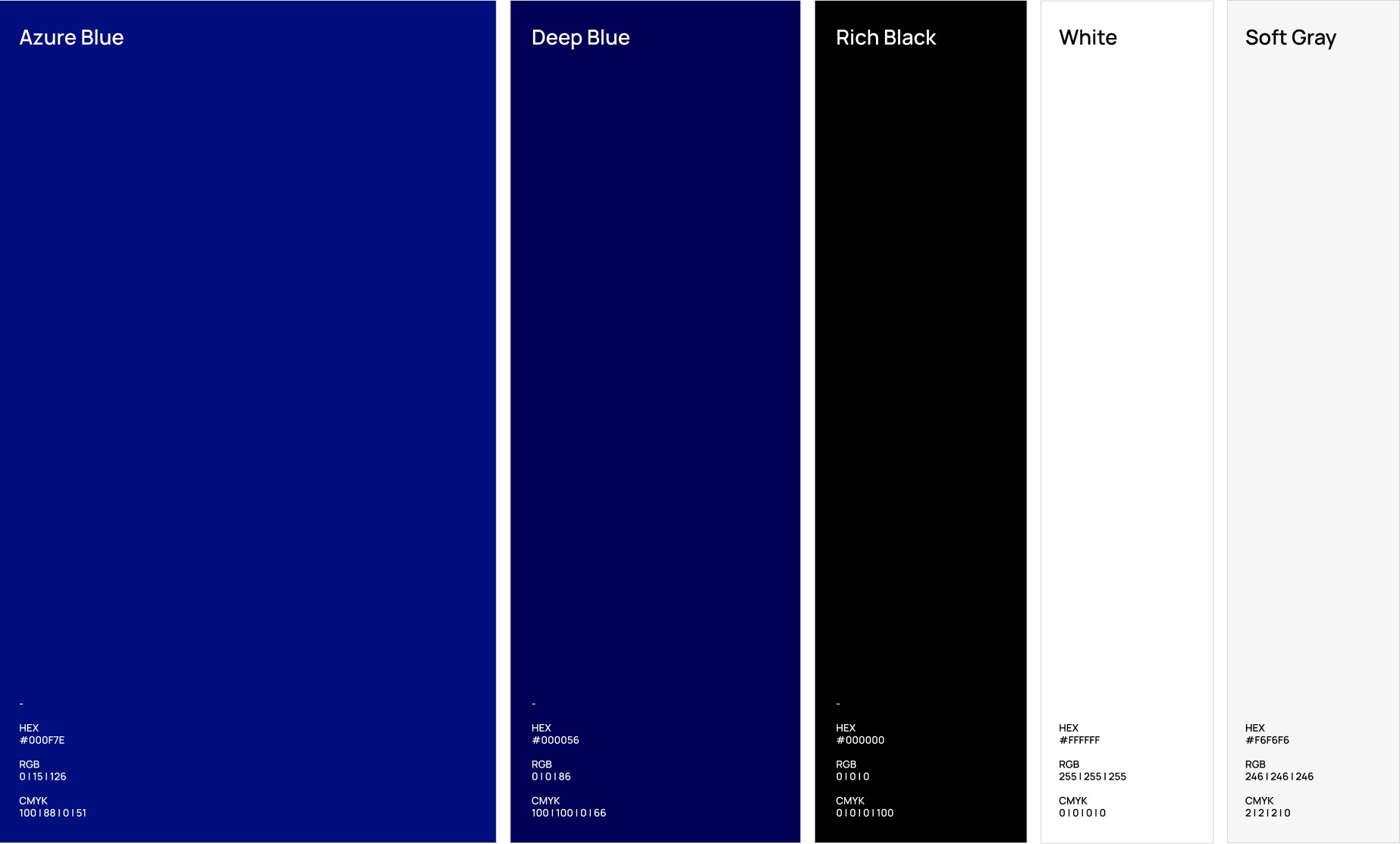 Brand color architecture designed for trust and clarity