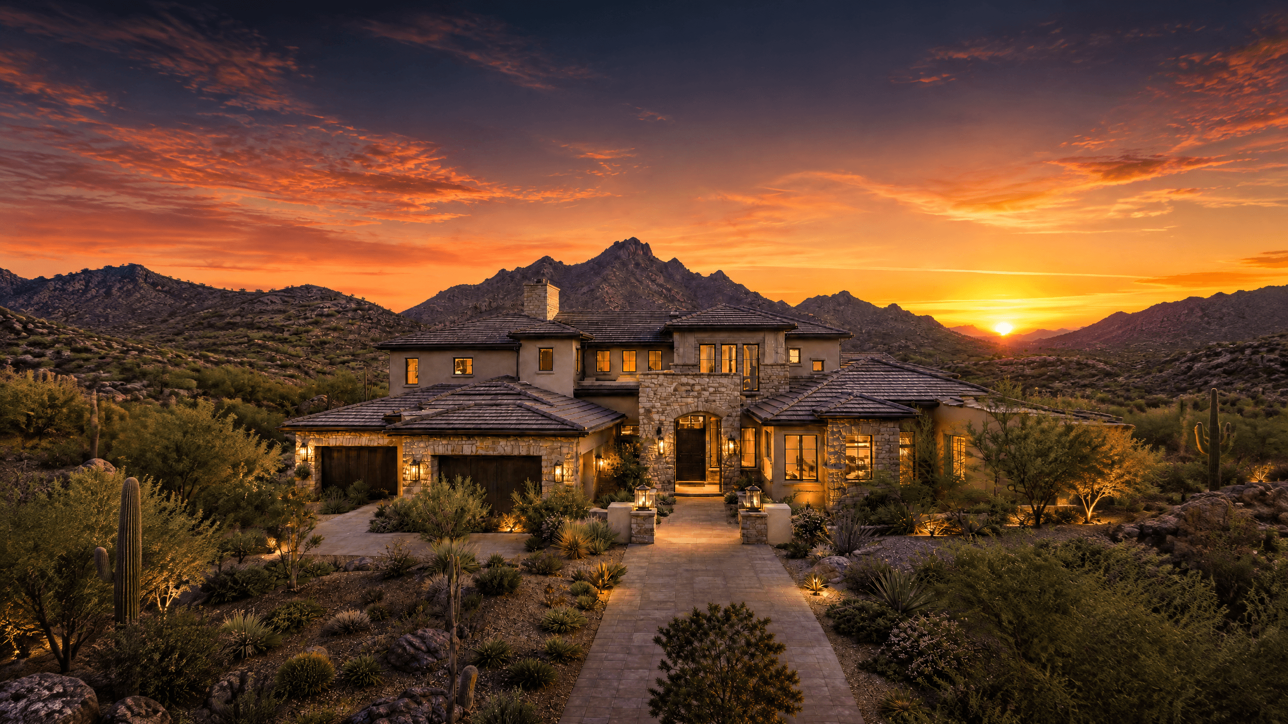 Concrete tile roof on a Phoenix-area home