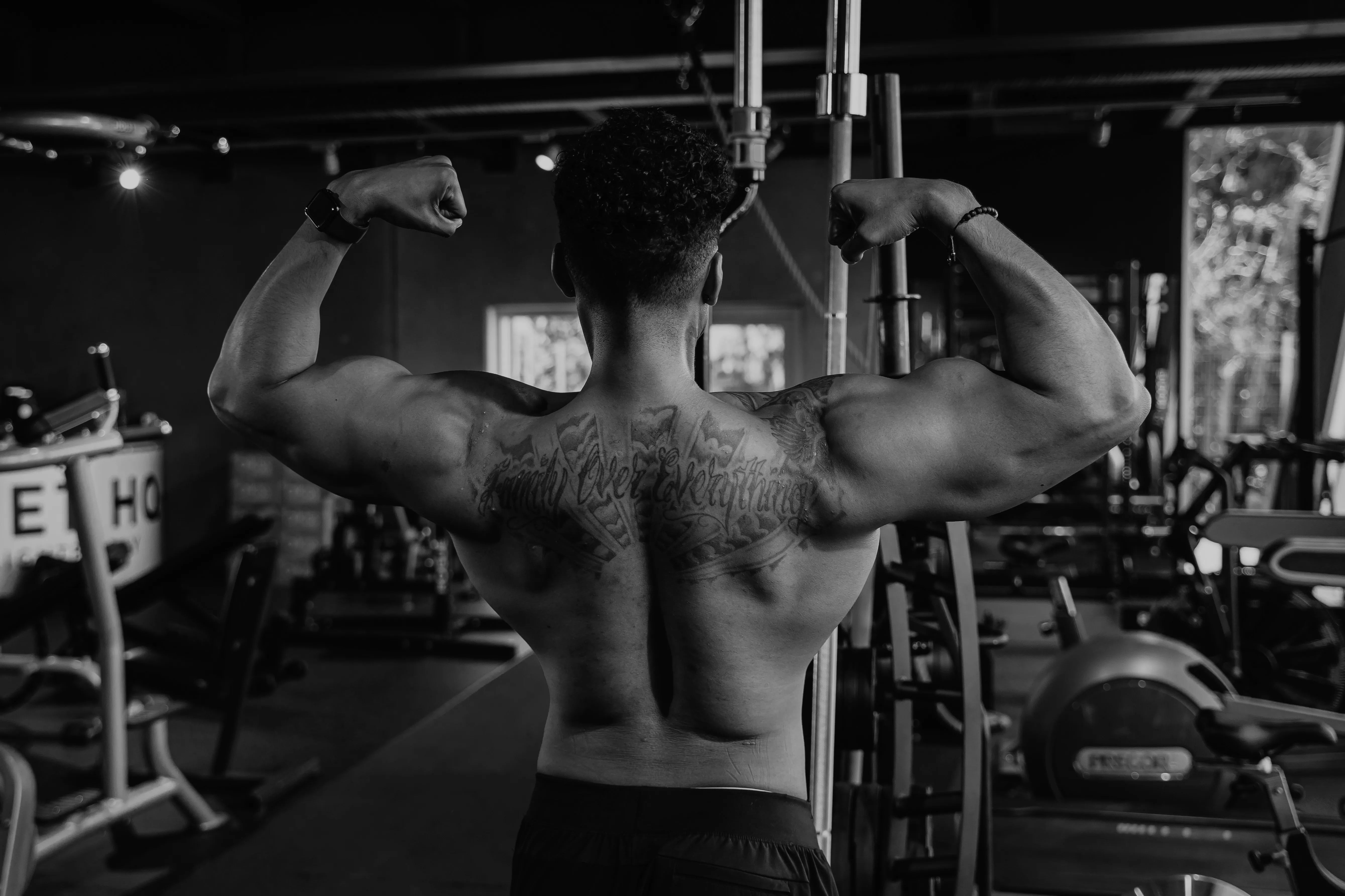 an working out with TRX ropes for endurance