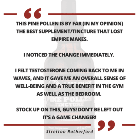 Pine Pollen Tincture Quality