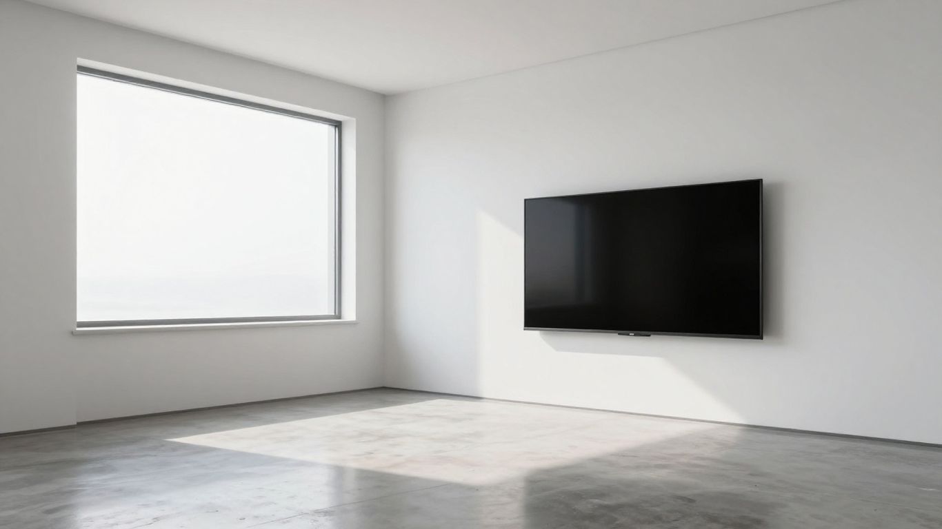 Minimalist modern museum gallery interface