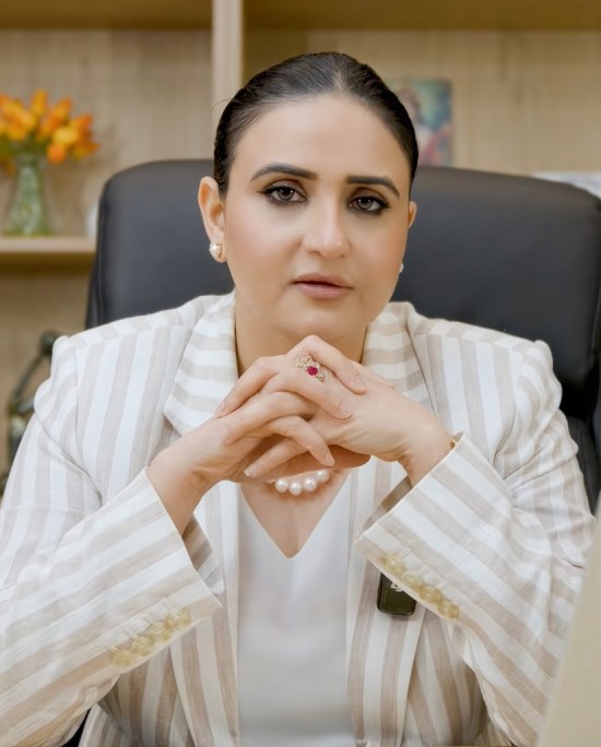 Navkiran filming an educational video