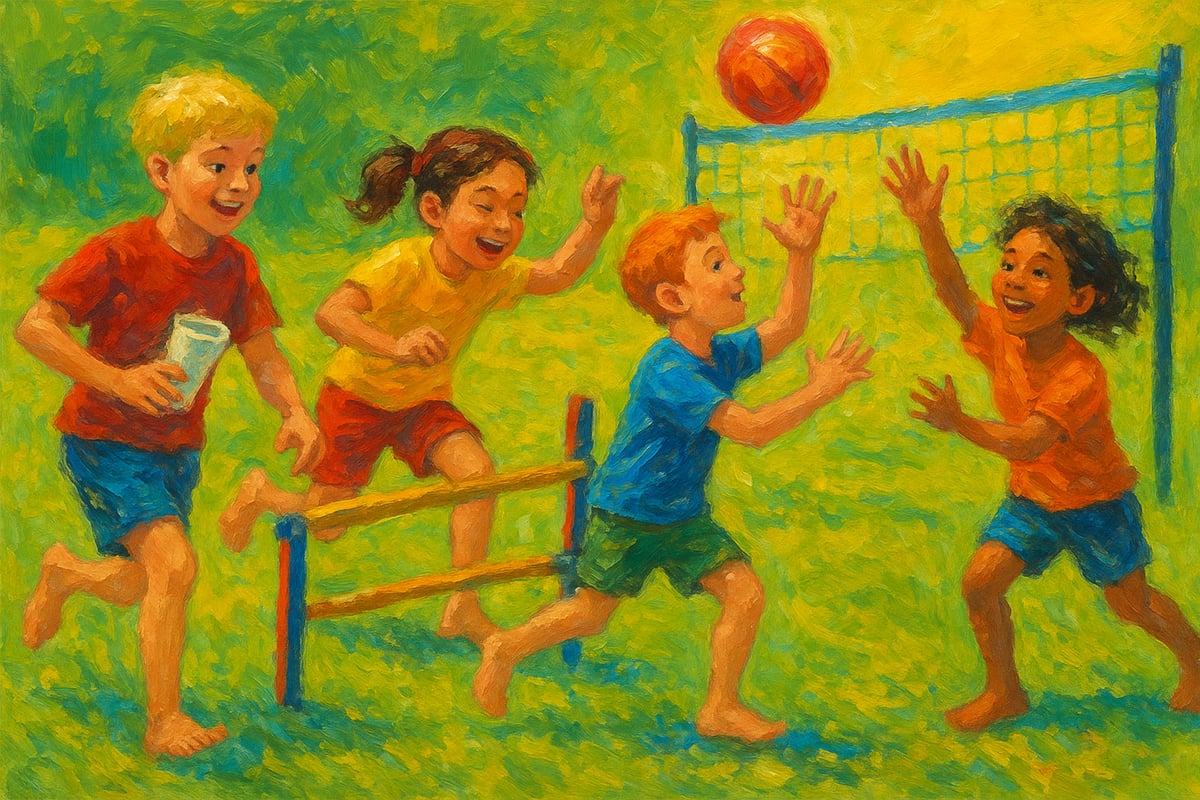 8 Fantastische Sportspiele mit Kindern für mehr Spaß 2026