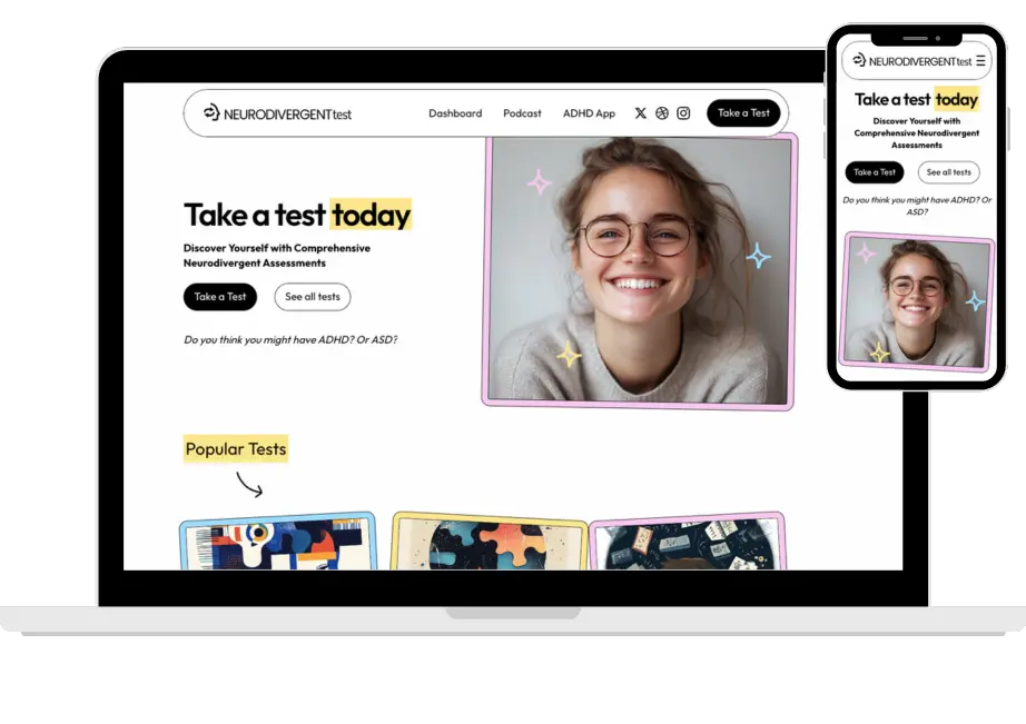 Neurodivergent Test website
