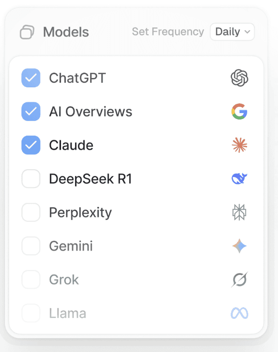 An image of Freelio's project ui
