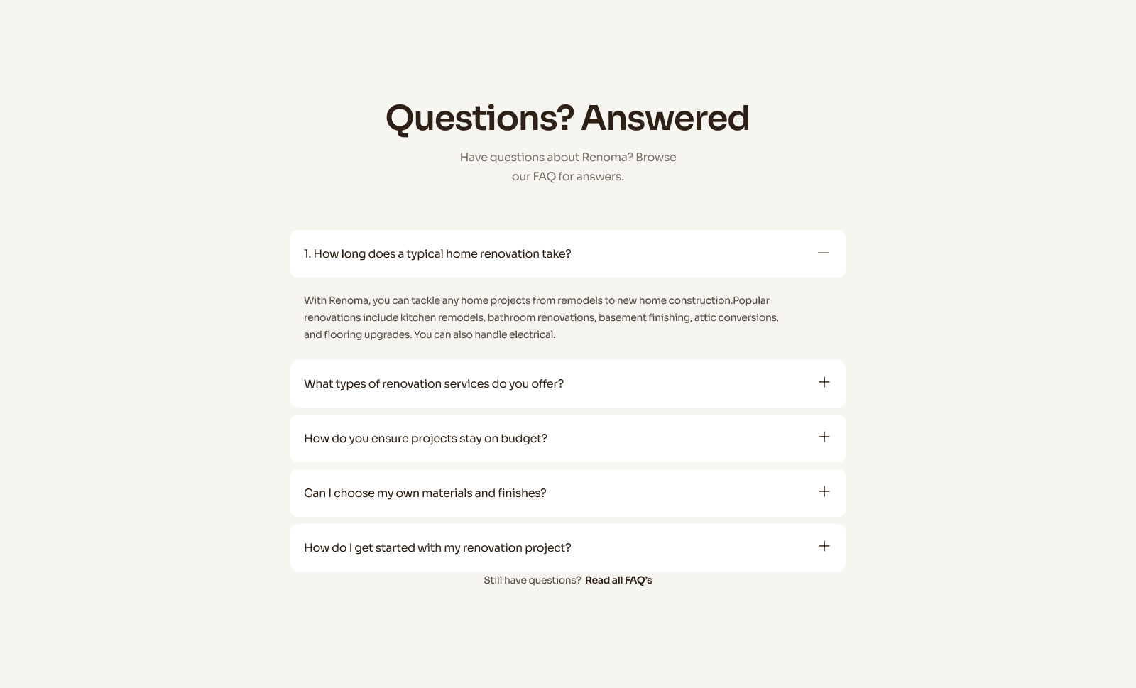 FAQ
