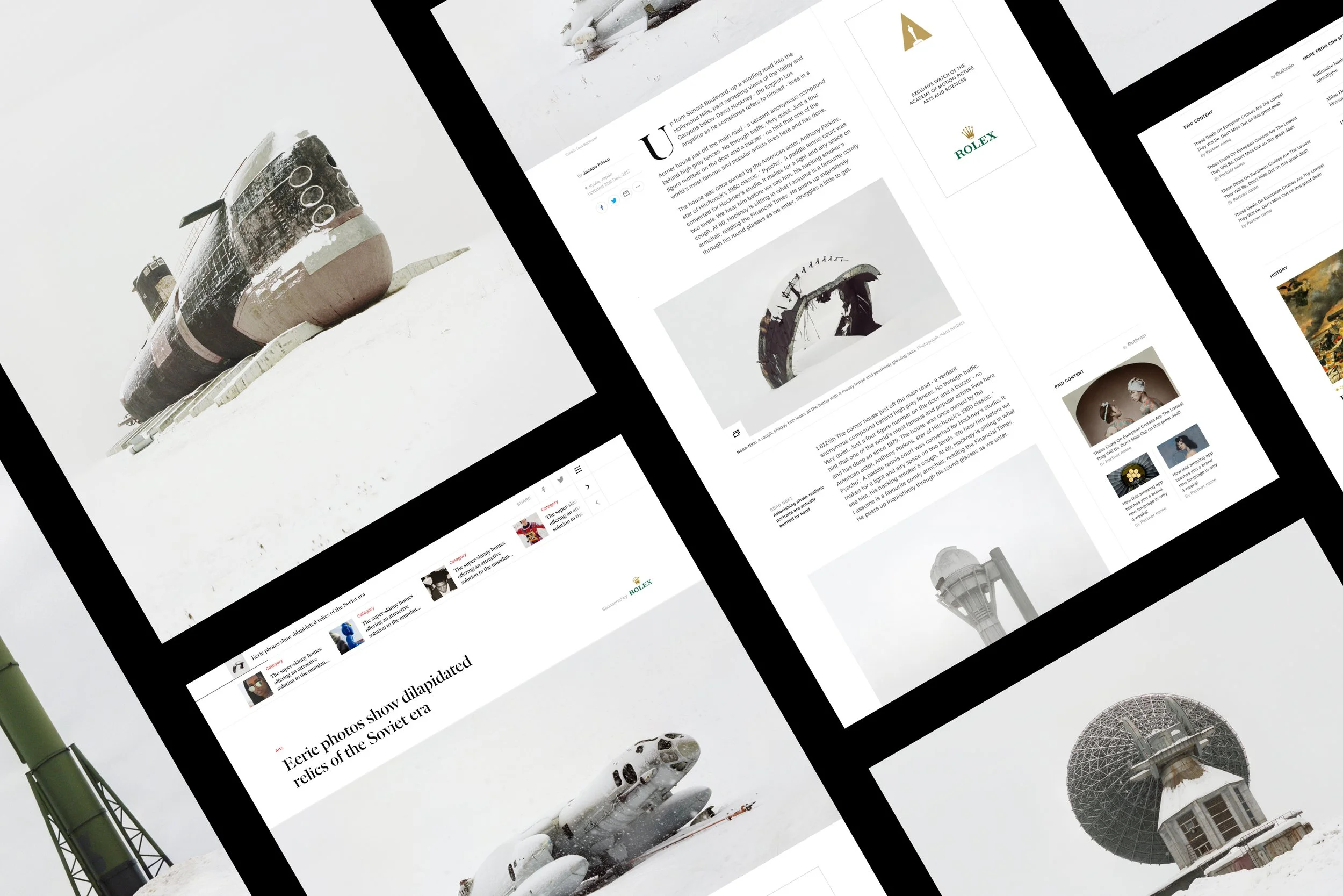 Website artilce for CNN Style, a global fashion, art and design publication.