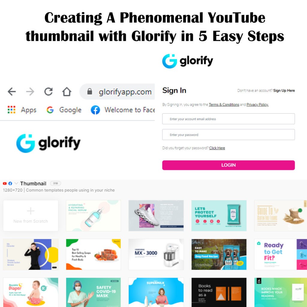 Creating A Phenomenal YouTube thumbnail with Glorify in 5 Easy Steps
