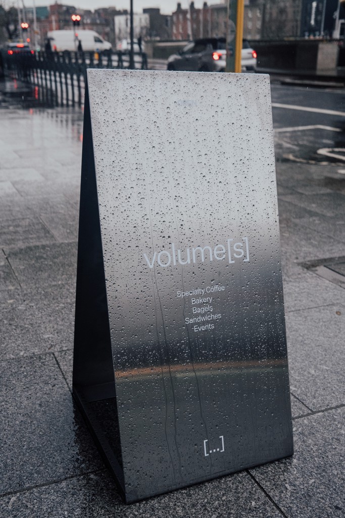 Busy street corner dublin