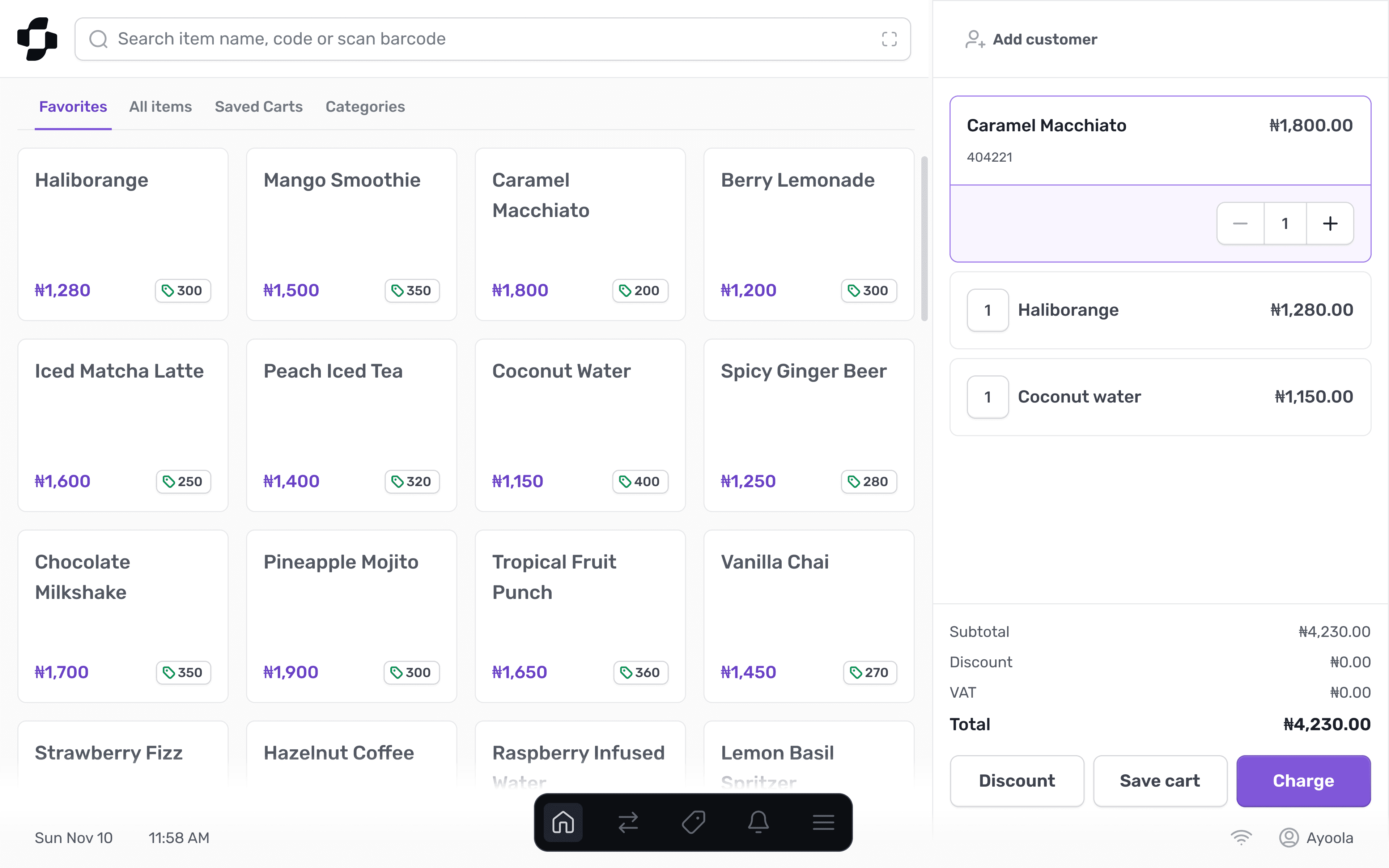 Image of Qarin Dashboard