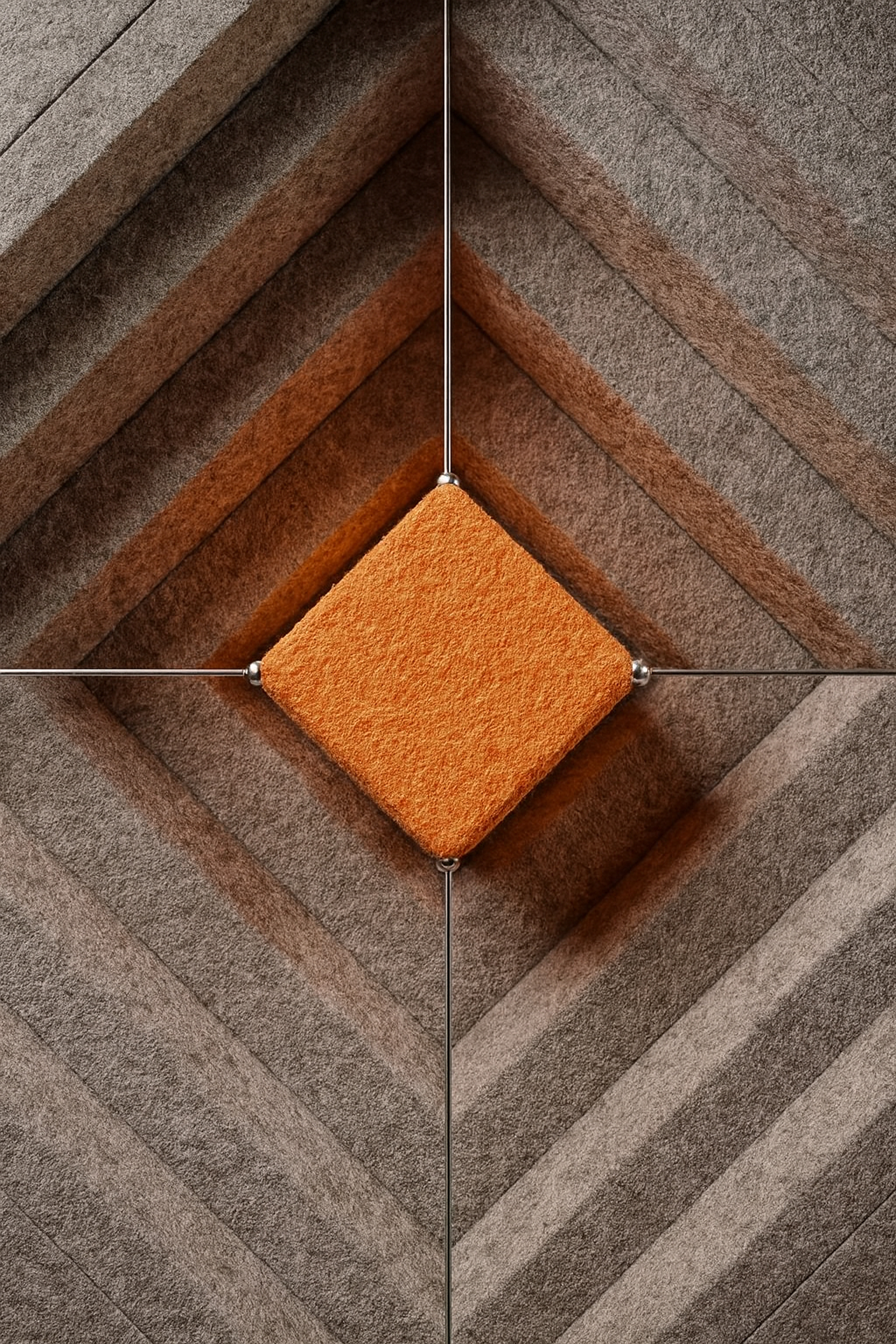 brown leather 2-seat sofa