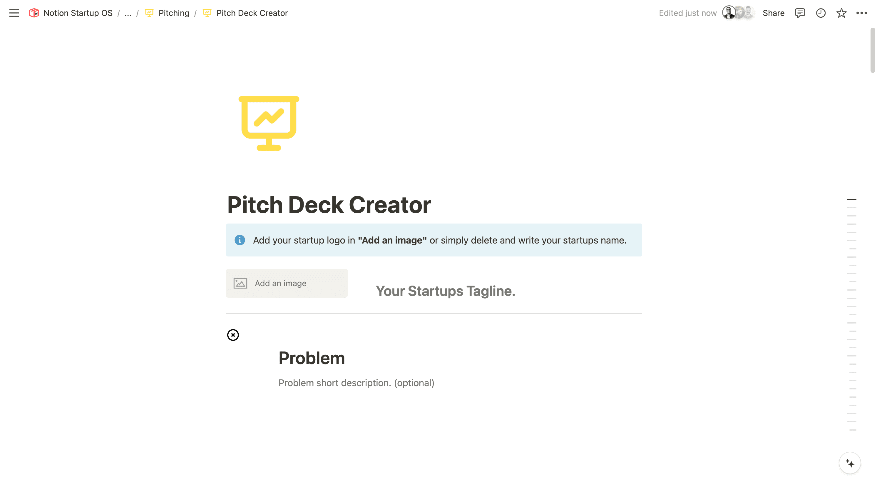 Pitch Deck Creator - Startup OS