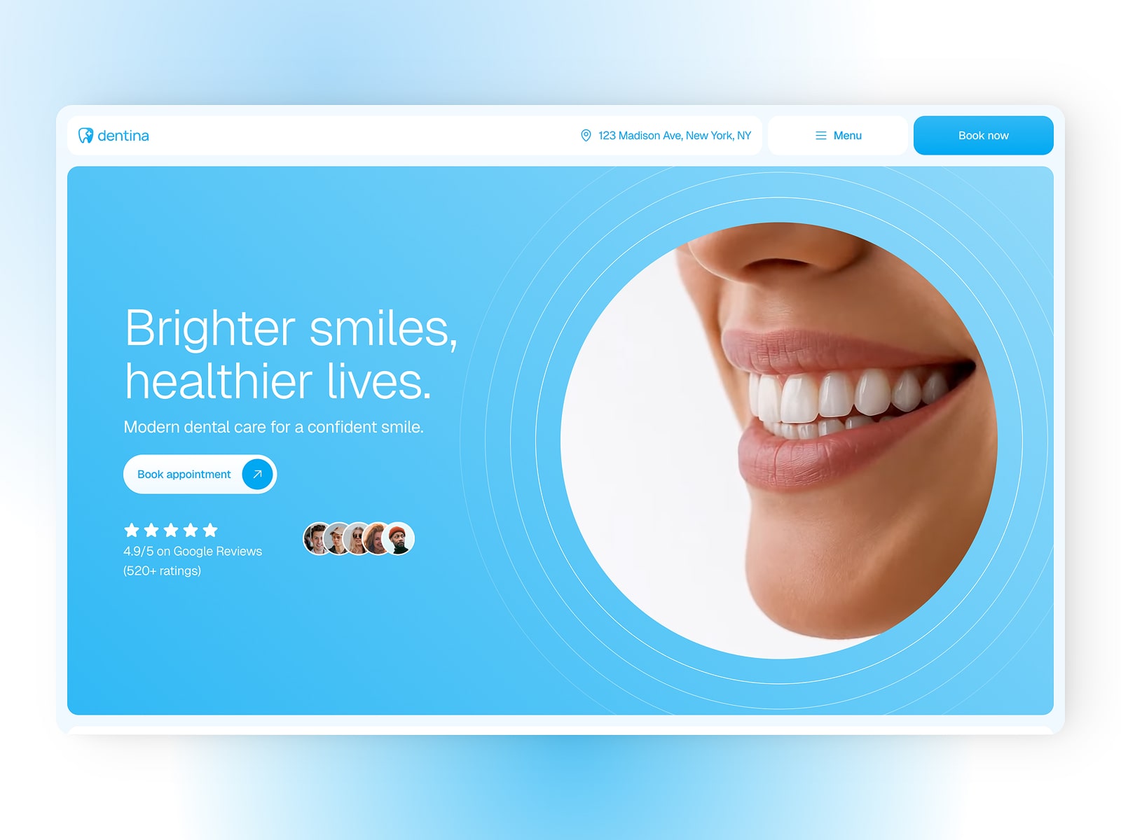 Free Framer Template for Dental Clinics