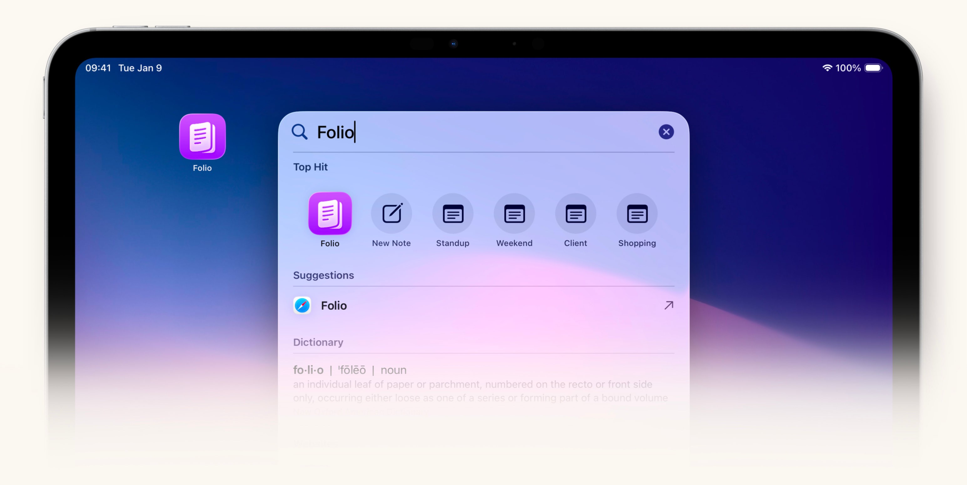 App Shortcuts surfaced in Spotlight