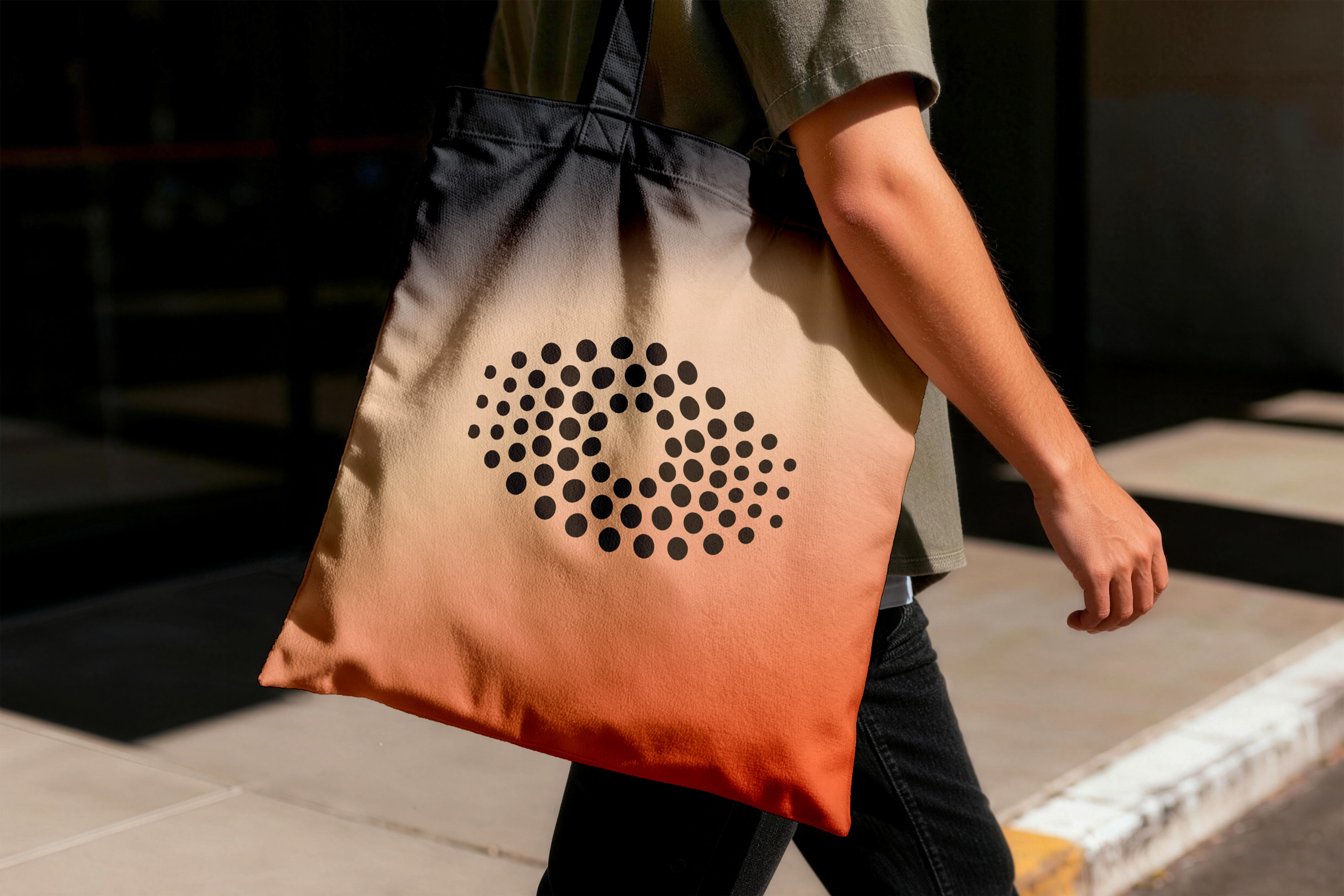 Batch.Works product catalogue book on a work top with a graphic printed image on the front