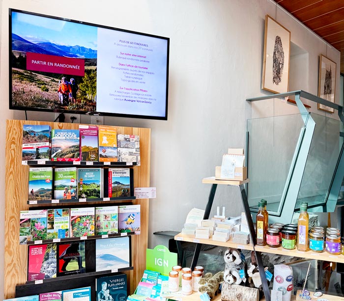 Weezago | Logiciel Affichage Dynamique | Offices Tourisme Sancy