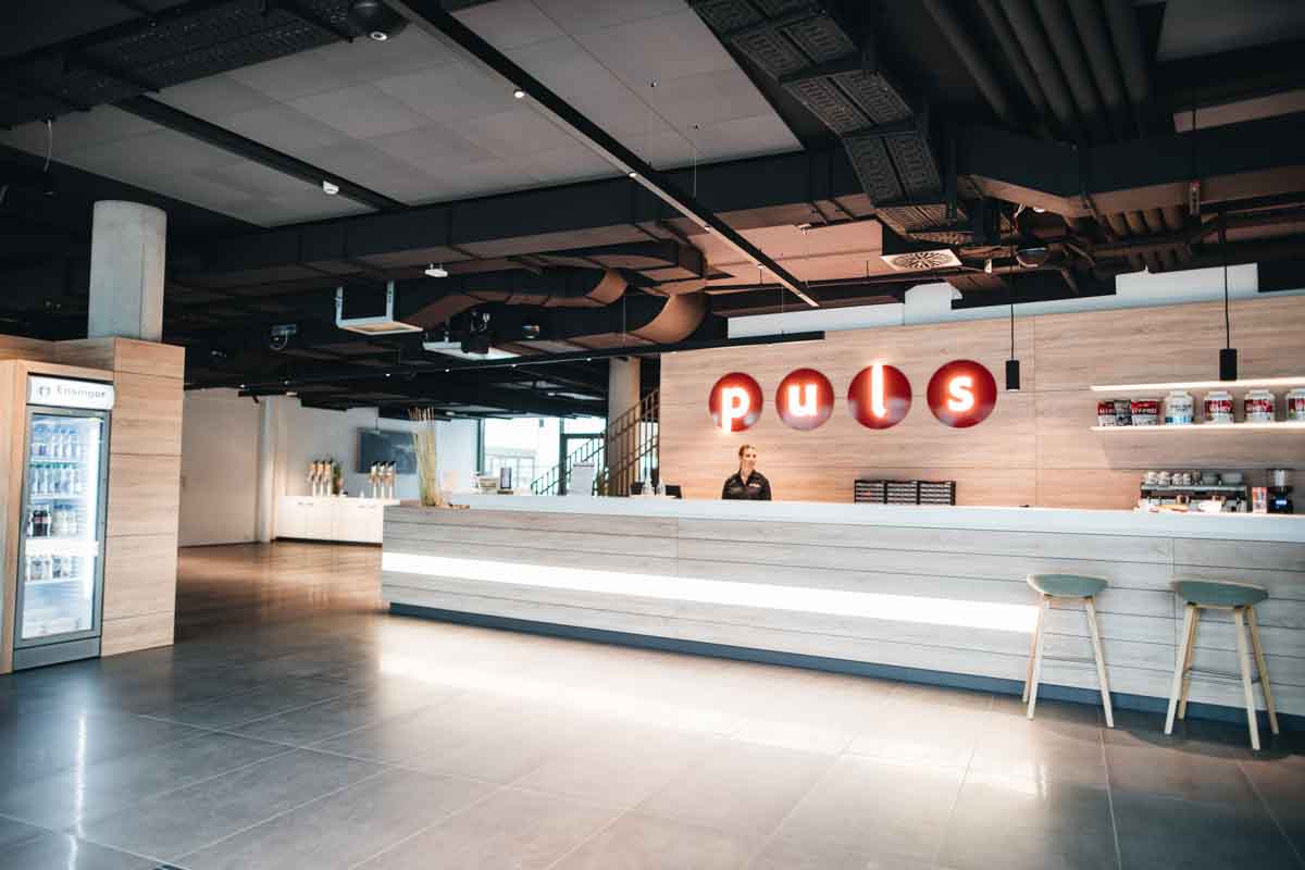 Empfangsbereich im puls Studio Vaihingen