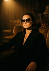 shoot of a woman in cinema