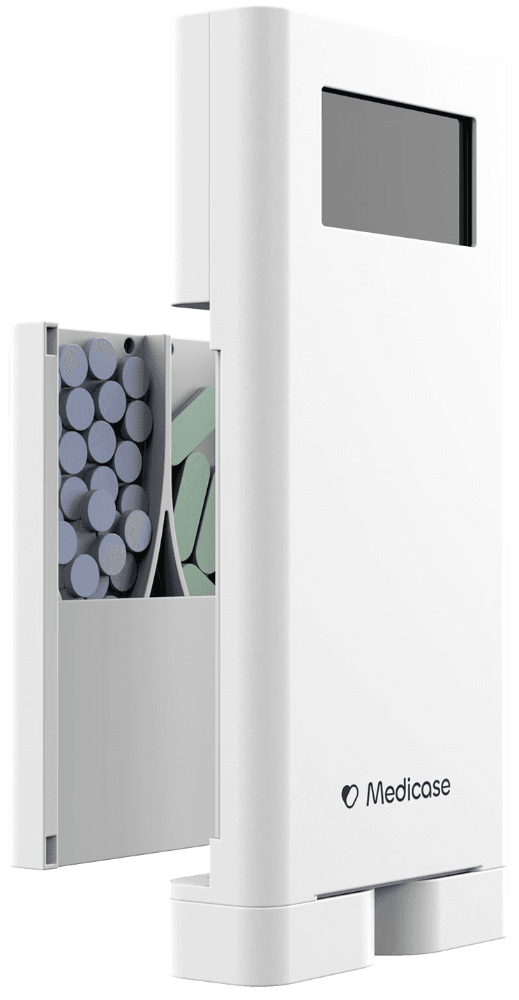 Engineering proof-of-concept prototype of Medicase with dual medication compartments