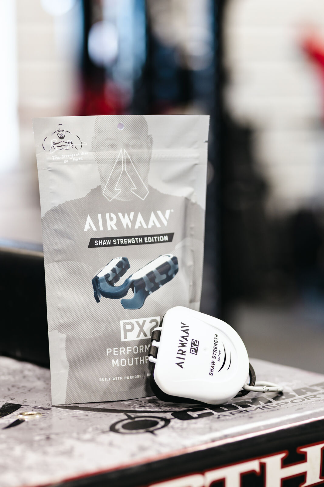 AIRWAAV shoot, the PX2 pack and case on the platform edge