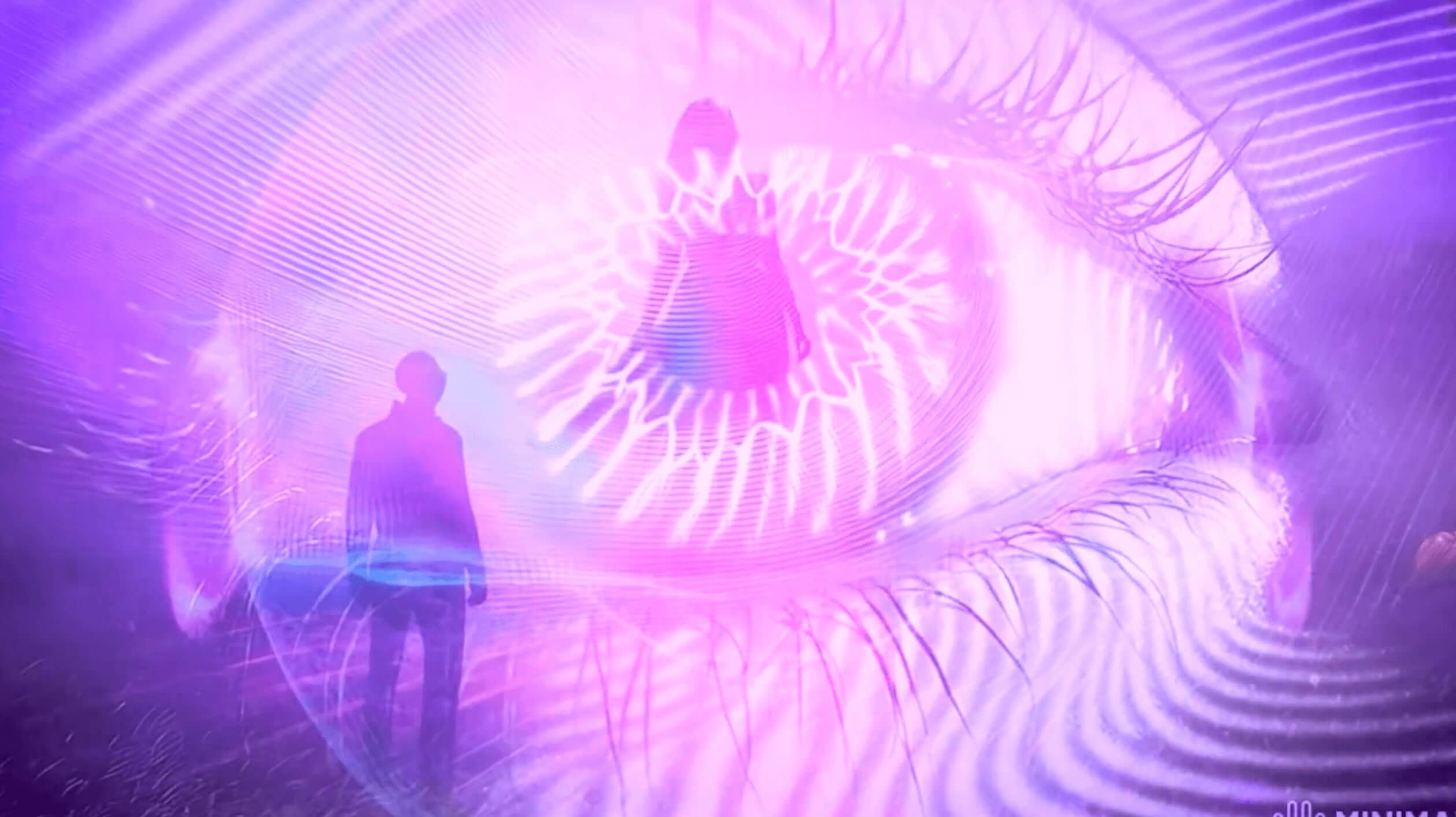 a woman with flowers