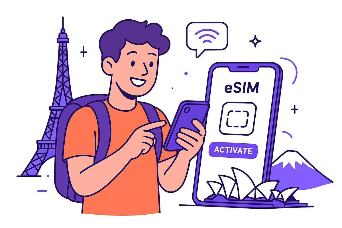 Step-by-Step Guide: Setting Up and Using a Travel Data eSIM in 2025
