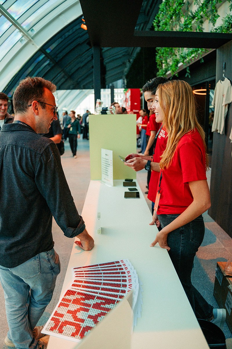 Photo of the Fireblocks logo, constructed and hanging outside. 
