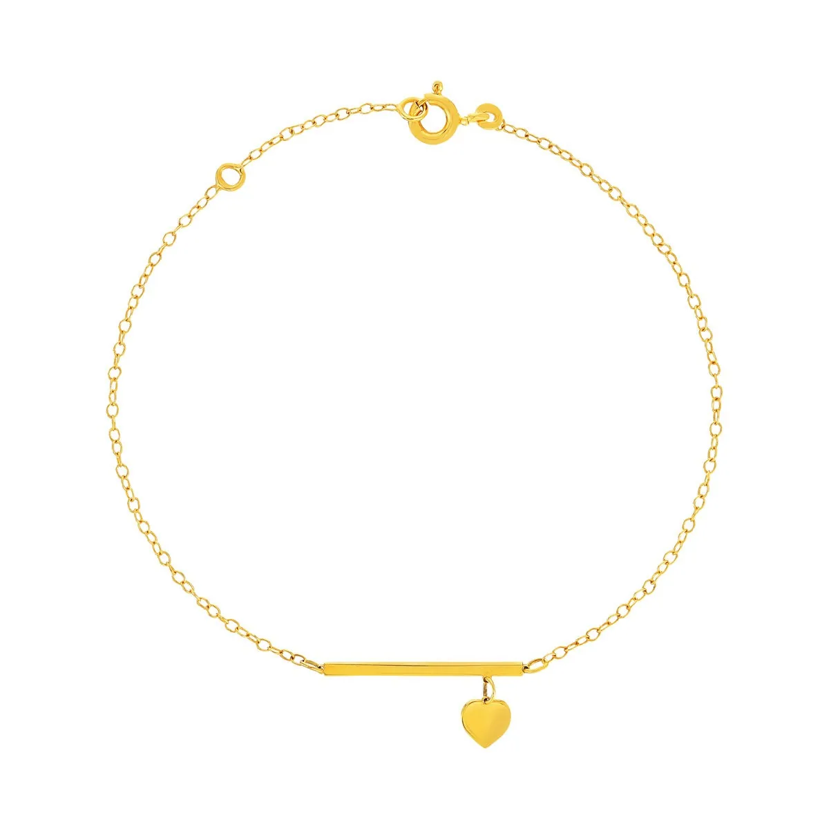 Bracelet en or jaune 375