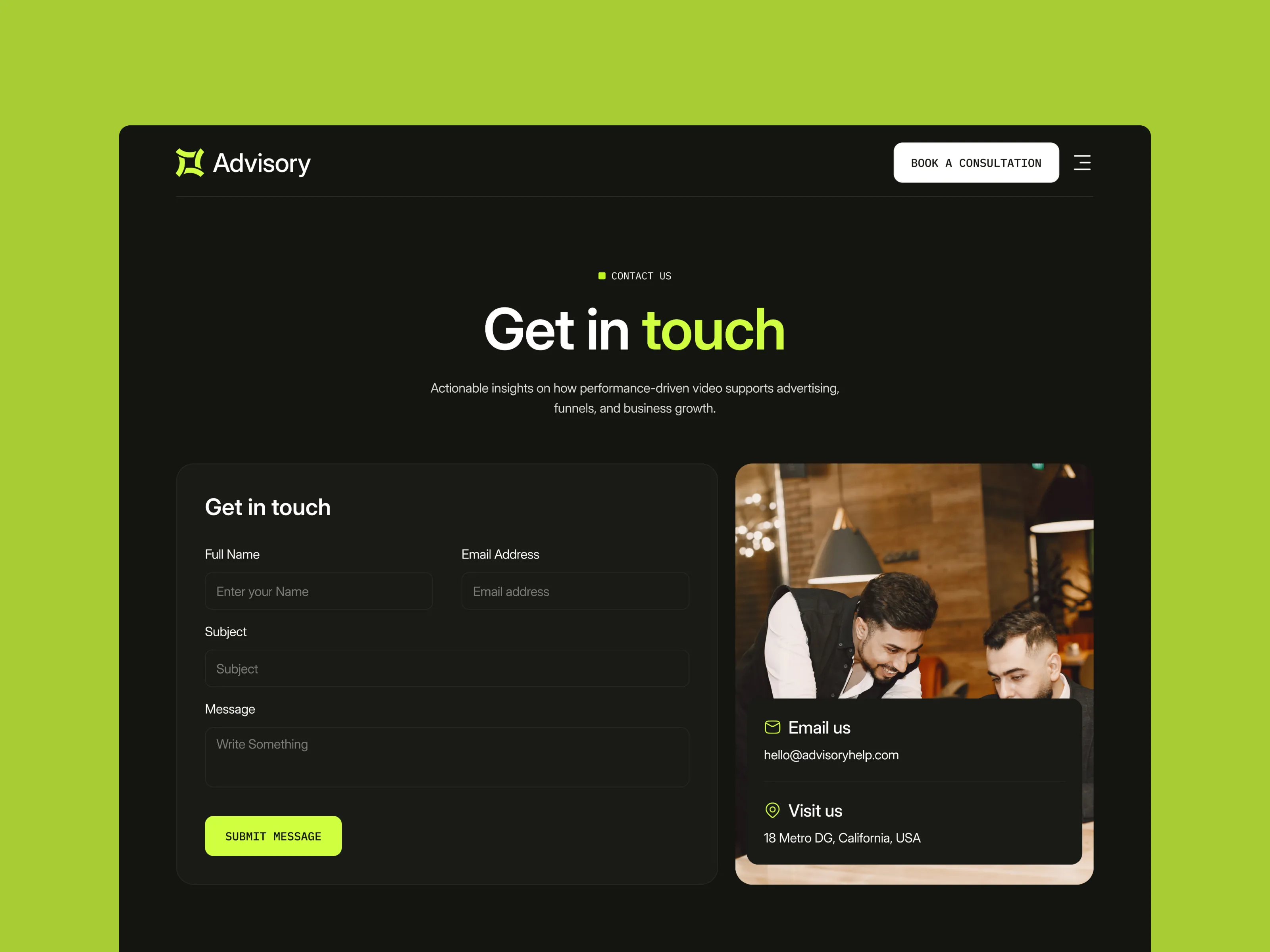Business Consultancy Agency