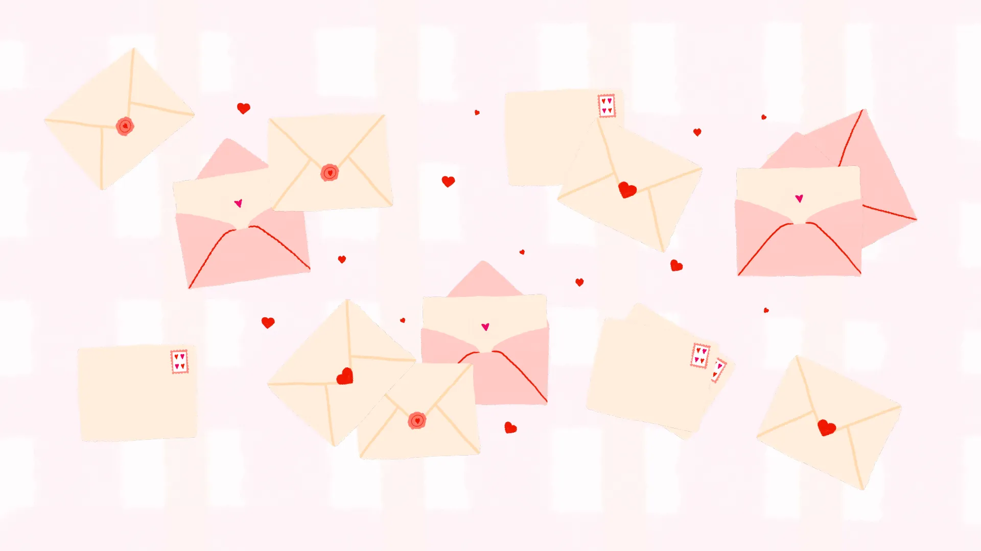 a bunch of red hearts cut out of paper