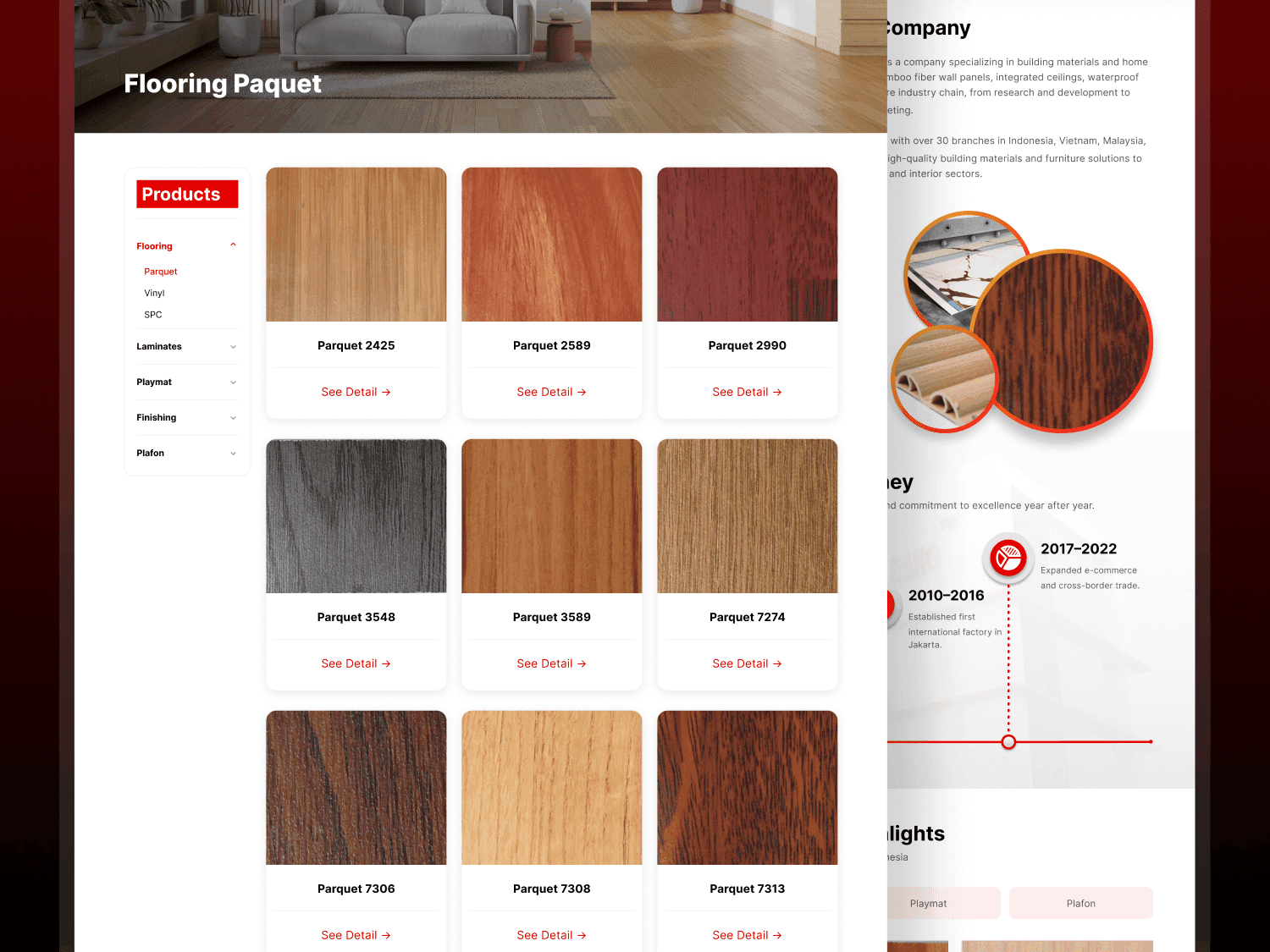 Kangbang website design mockup created by Jodith Valerie, UI UX designer portfolio