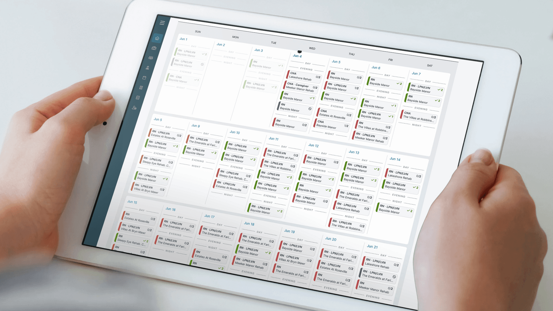 Staffing agencies were a crucial but often-overlooked piece of the ecosystem. If they couldn't easily see which shifts their workers were eligible for, the whole marketplace fell flat. After an initial release and feedback round, I redesigned the agency experience to surface open shift opportunities much more prominently, directly improving their ability to place workers and generate revenue. Getting that loop right was essential to the program's success.