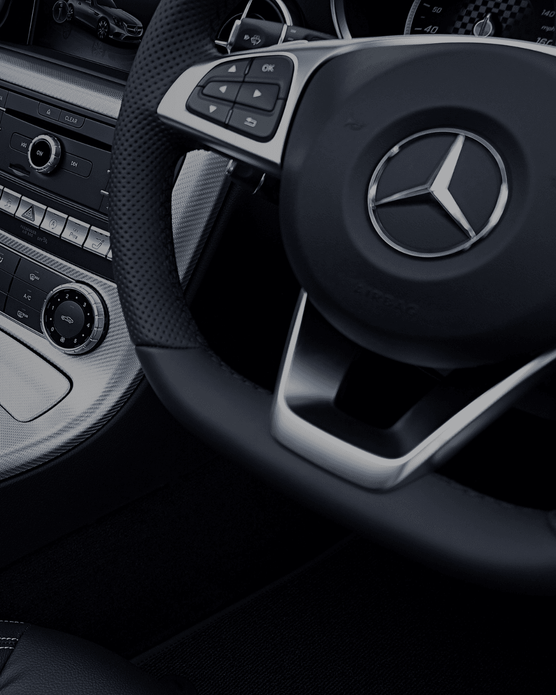 Čištění interiéru Mercedes v Plzni – autodetailing Plzeň, leštění laku Plzeň, čištění interiéru Plzeň a tónování skel Plzeň od VANTA Detailing